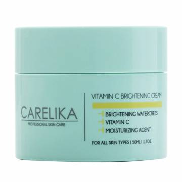 Осветляющий крем для лица Carelika Vitamin C Brightening Cream с витамином C, 50 мл Осветляющий крем для лица Carelika Vitamin C Brightening Cream с витамином C, 50 мл