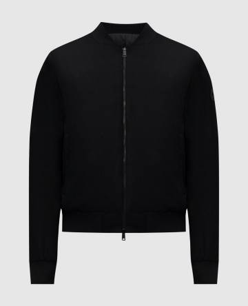 Черная двухсторонняя пуховая куртка Villerest