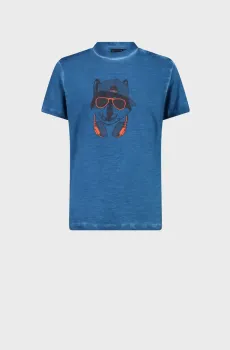 Детская синяя футболка Синий 164 CMP 31T8444-L988