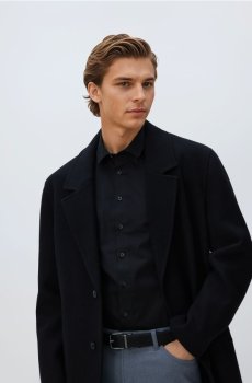 Reserved - Рубашка slim fit - чорний - 540HT-99X