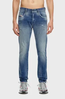 Мужские синие джинсы 2019 D-STRUKT Синий 31-32 Diesel A03558 09J61