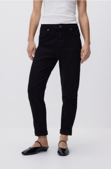 Reserved - Джинси boyfriend - чорний - 753FZ-99J