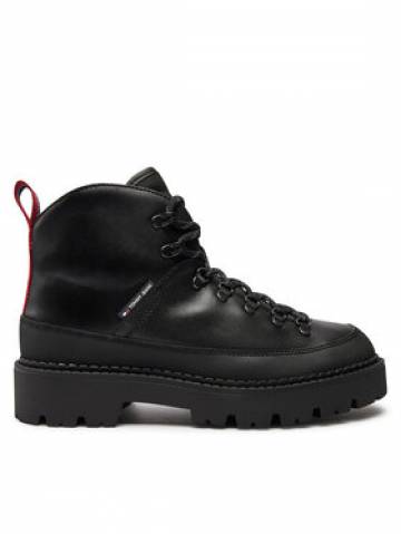 Tommy Jeans Черевики туристичні EM0EM01491 Чорний Tommy Jeans Черевики туристичні EM0EM01491 Чорний