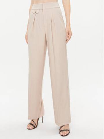 Vila Штани з тканини 14088007 Бежевий Straight Fit Vila Штани з тканини 14088007 Бежевий Straight Fit