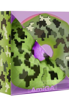 Носки женские AmiGa Пончик, хаки, размер 23-25, в подарочной упаковке