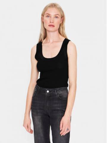 Saint Tropez Топ 30511971 Чорний Classic Fit Saint Tropez Топ 30511971 Чорний Classic Fit