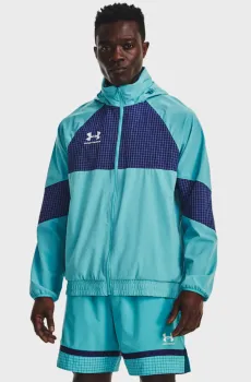 Мужская голубая ветровка UA  Accelerate Track Jacket Голубой M Under Armour 1373300-433