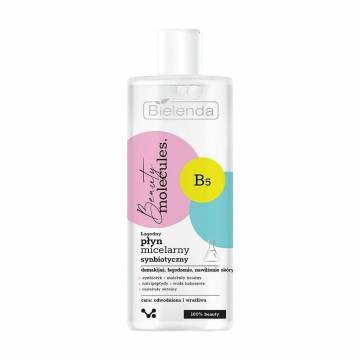 Мягкая синбиотическая мицеллярная вода Bielenda Beauty Molecules Micellar Water для обезвоженной и чувствительной кожи, 500 мл Мягкая синбиотическая мицеллярная вода Bielenda Beauty Molecules Micellar Water для обезвоженной и чувствительной кожи, 500 мл