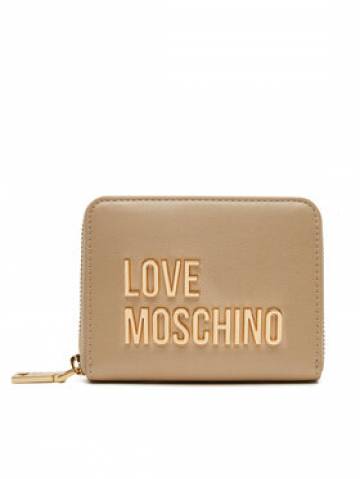 LOVE MOSCHINO Мале жіноче портмоне JC5613PP1MKD196A Золотий LOVE MOSCHINO Мале жіноче портмоне JC5613PP1MKD196A Золотий