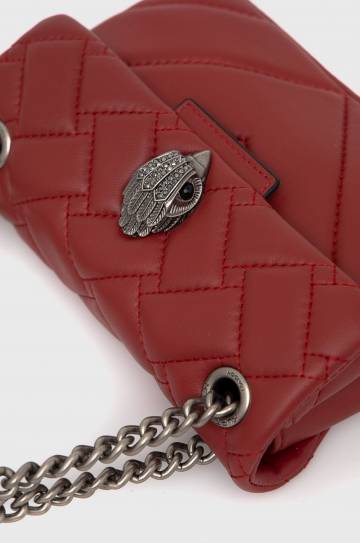 Кожаная сумочка Kurt Geiger London цвет красный Кожаная сумочка Kurt Geiger London цвет красный