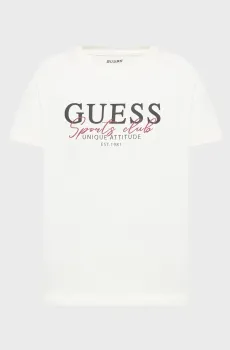 Женская белая футболка Белый L Guess V6RI05.I3Z14;G1O6