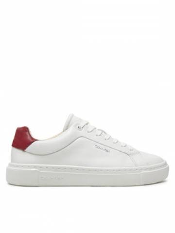 Calvin Klein Снікерcи Cupsole Lace Up W/Ml Lth HW0HW02201 Білий Calvin Klein Снікерcи Cupsole Lace Up W/Ml Lth HW0HW02201 Білий