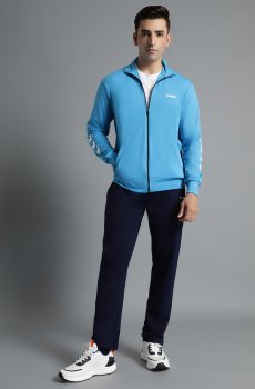 hummel Printed Mock Collar Sports Track Suit