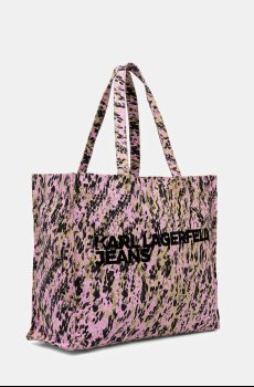 Хлопковая сумка Karl Lagerfeld Jeans
