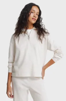 Женская белая кофта Белый L SPRINGFIELD 1083684