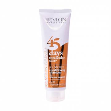 Шампунь-кондиціонер Revlon Professional Revlonissimo 45 Days Color Care Intense Coppers для мідного, рудого волосся, 275 мл Шампунь-кондиціонер Revlon Professional Revlonissimo 45 Days Color Care Intense Coppers для мідного, рудого волосся, 275 мл