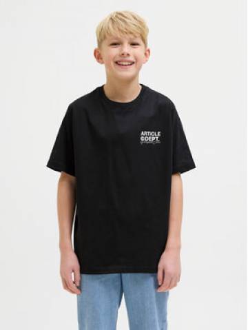 Jack&Jones Junior Футболка Dynamic Dust 12274677 Чорний Loose Fit Jack&Jones Junior Футболка Dynamic Dust 12274677 Чорний Loose Fit