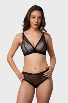 Женский черный бюстгальтер Черный 75B brabrabra SLZ27501031