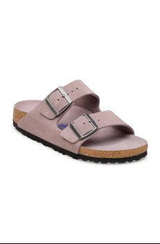 Замшевые шлепанцы Birkenstock Arizona