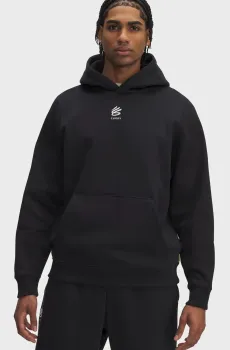 Мужское черное худи Curry Splash Hoodie Черный M Under Armour 1387096-002