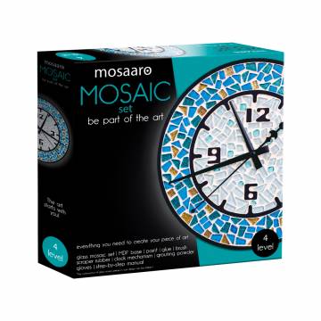 Набір скляної мозаїки Mosaaro Кришталеве скло Годинник (MA4001) Набір скляної мозаїки Mosaaro Кришталеве скло Годинник (MA4001)