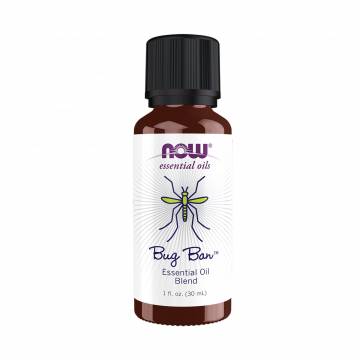 Смесь эфирных масел от насекомых Now foods Essential Oils Bug Ban, 30 мл Смесь эфирных масел от насекомых Now foods Essential Oils Bug Ban, 30 мл