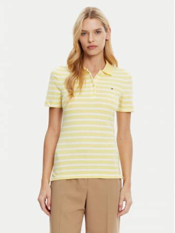 Tommy Hilfiger Поло 1985 WW0WW43225 Жовтий Slim Fit Tommy Hilfiger Поло 1985 WW0WW43225 Жовтий Slim Fit