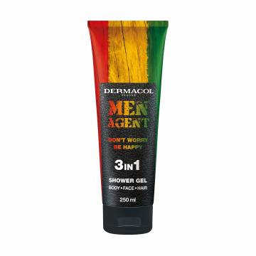 Чоловічий гель для душу Dermacol Men Agent Dont Worry Be Happy 3 in 1 Shower Gel, 250 мл Чоловічий гель для душу Dermacol Men Agent Dont Worry Be Happy 3 in 1 Shower Gel, 250 мл