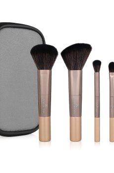 Уценка! Набір пензлів для макіяжу Patricia Ledo Expert Brush Set, 5 пензлів + косметичка