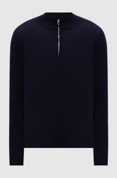 Синий джемпер из кашемира