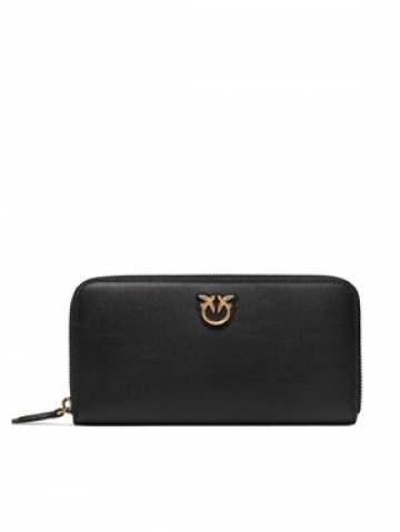 Pinko Великий жіночий гаманець Ryder Zip Around PE 23 PCPL 100250 A0F1 Чорний Pinko Великий жіночий гаманець Ryder Zip Around PE 23 PCPL 100250 A0F1 Чорний
