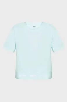 Женская мятная футболка DORINDA CROP TEE Ментоловый XS Guess V3GI04.I3Z14