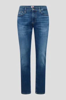 Мужские синие джинсы SCANTON SLIM CH1251 Синий 38-32 Tommy Jeans DM0DM19298