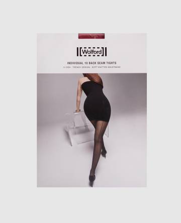 Бордовые колготки Back Seam 10 den Бордовые колготки Back Seam 10 den