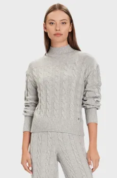 Женский серый гольф Серый L Guess W5BR30.Z1192;LMGY