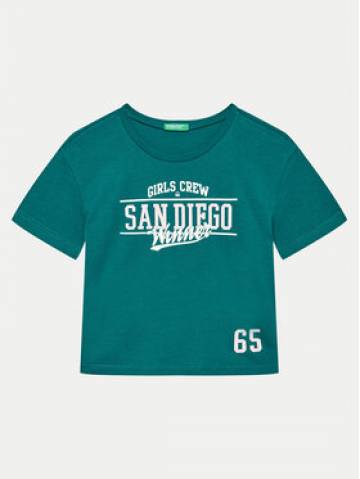 United Colors Of Benetton Футболка 3096C10LG Зелений Regular Fit United Colors Of Benetton Футболка 3096C10LG Зелений Regular Fit