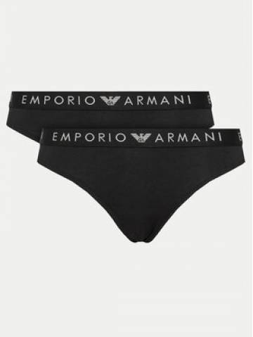 Emporio Armani Underwear Набір з 2 пар бразилійських трусів 163337 4F227 00020 Чорний Emporio Armani Underwear Набір з 2 пар бразилійських трусів 163337 4F227 00020 Чорний