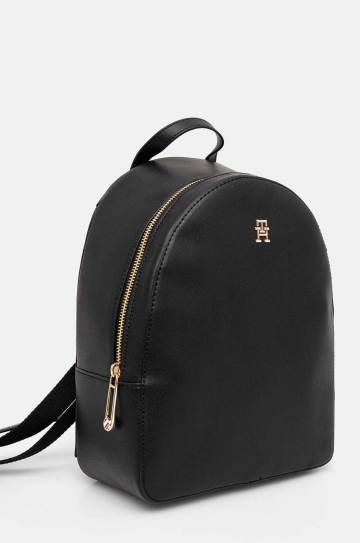 Рюкзак Tommy Hilfiger женский цвет чёрный маленький однотонный AW0AW16440 Рюкзак Tommy Hilfiger женский цвет чёрный маленький однотонный AW0AW16440