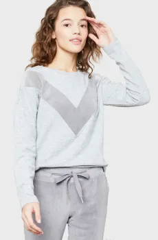 Женский серый лонгслив JANO Серый L Etam 6509943