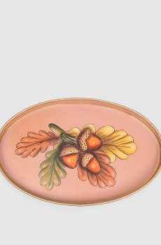 Декоративный розовый поднос Acorn