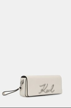 Кожаная сумка Karl Lagerfeld K/SIGNATURE