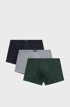 Мужские боксеры (3 шт) Разноцветный S Atlantic 3MH-216