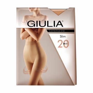 Колготки женские Giulia Slim классические, с подтягивающими шортиками, 20 DEN, Cappuccino, размер 3 Колготки женские Giulia Slim классические, с подтягивающими шортиками, 20 DEN, Cappuccino, размер 3