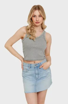 Женская голубая джинсовая юбка Голубой 38 Tally Weijl SSKDEJUJU