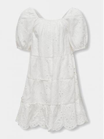Kids ONLY Літня сукня Cleo 15320402 Білий Regular Fit Kids ONLY Літня сукня Cleo 15320402 Білий Regular Fit