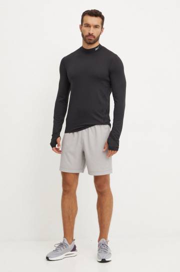 Лонгслив Reebok мужской цвет чёрный однотонный 100070559 Лонгслив Reebok мужской цвет чёрный однотонный 100070559