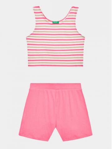 United Colors Of Benetton Набір топ та шорти 3NVVCK008 Кольоровий Regular Fit United Colors Of Benetton Набір топ та шорти 3NVVCK008 Кольоровий Regular Fit