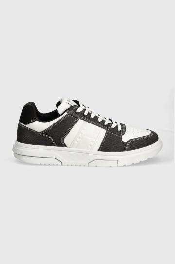 Кроссовки Tommy Jeans THE BROOKLYN MIX MATERIAL цвет чёрный EM0EM01428 Кроссовки Tommy Jeans THE BROOKLYN MIX MATERIAL цвет чёрный EM0EM01428