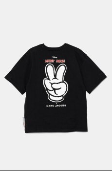 Детская хлопковая футболка Marc Jacobs