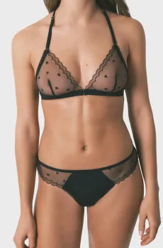 Женские черные трусики Черный L womensecret 5353924